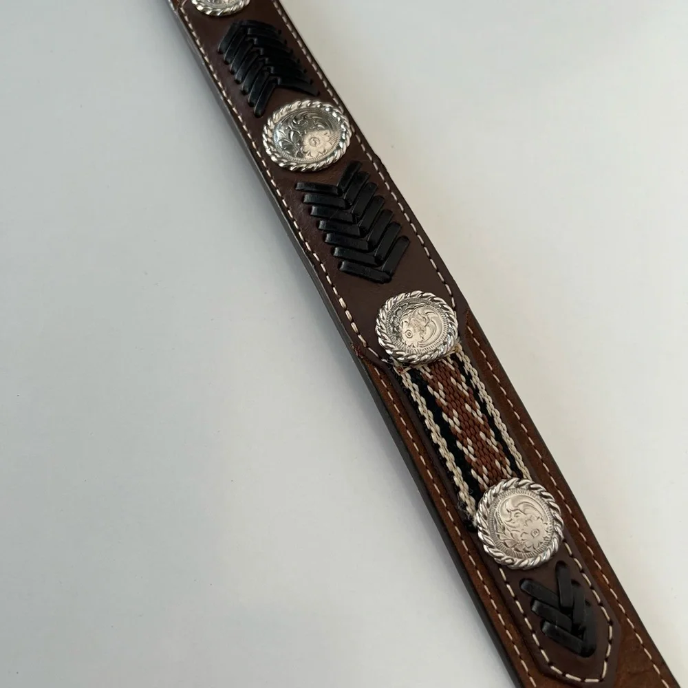 Nocona Kid's Brown Leather Western Belt